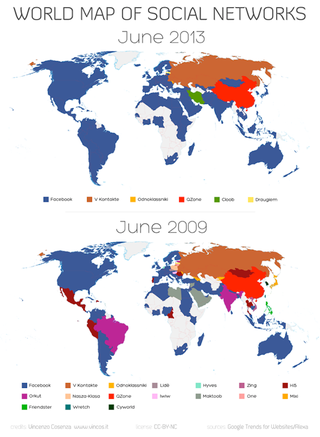 Illustration for article titled Watch Facebook's Slow Creep Toward Total World Domination